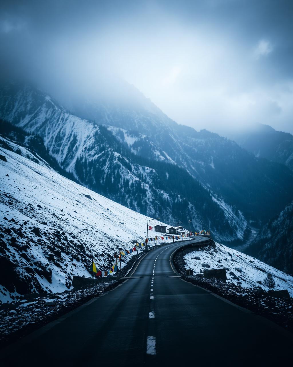 Snow-Covered Passes