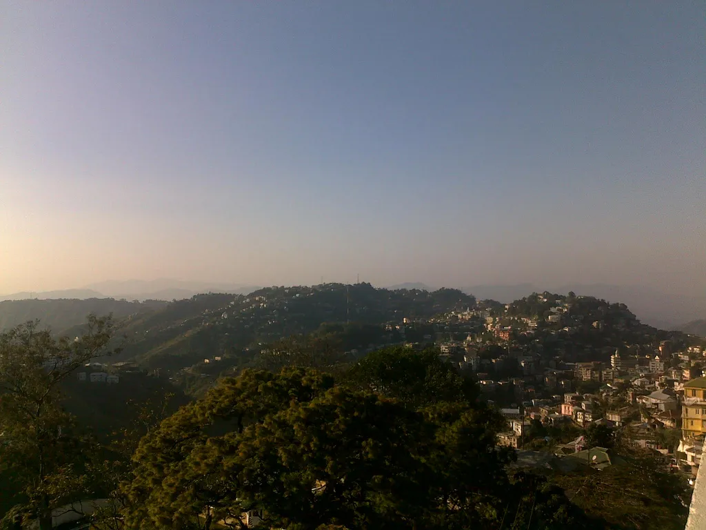 Rolling hills of Mizoram
