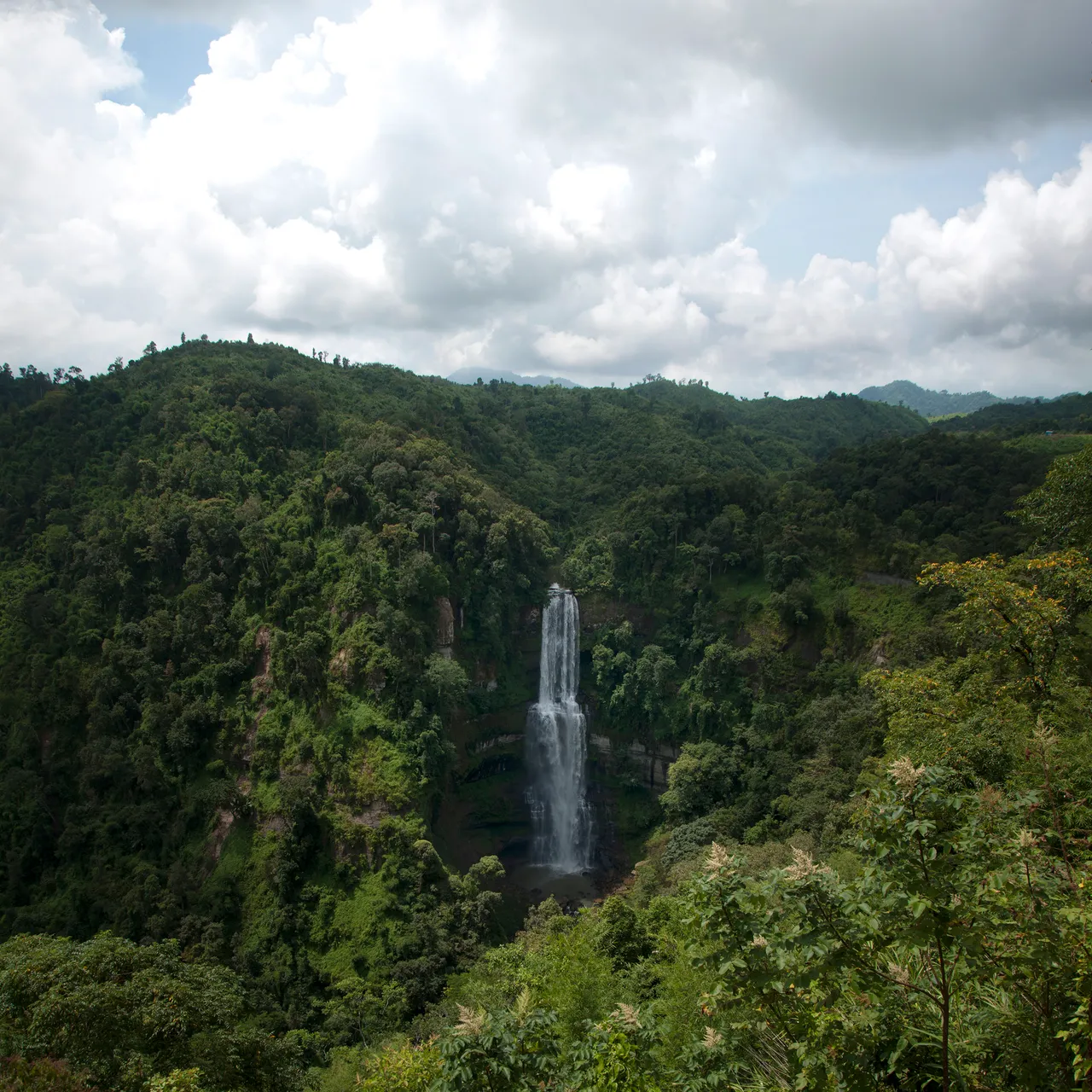 Vantawng Falls in Mizoram