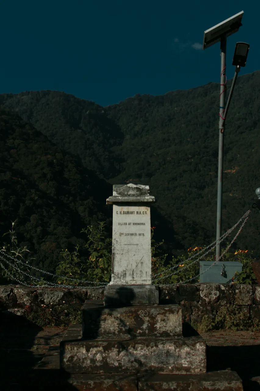 Khonoma village landscape in Nagaland